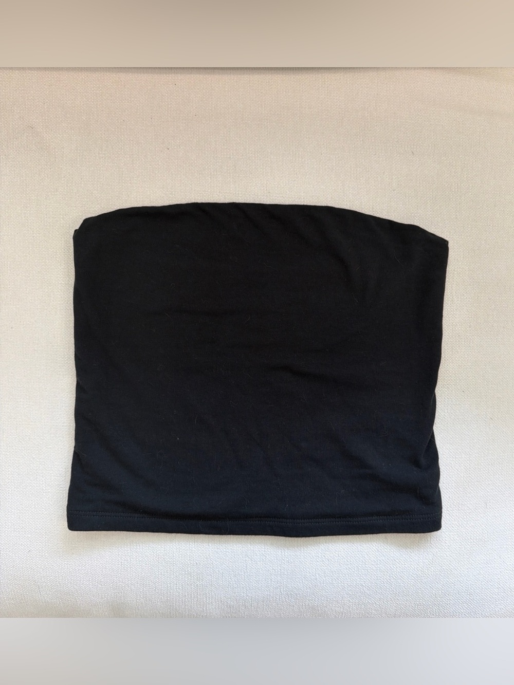 Brandy Melville Black Strapless Tube Top One Size